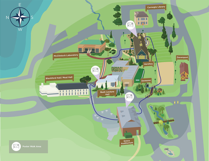 CSHL Maps EM Design and Illustration